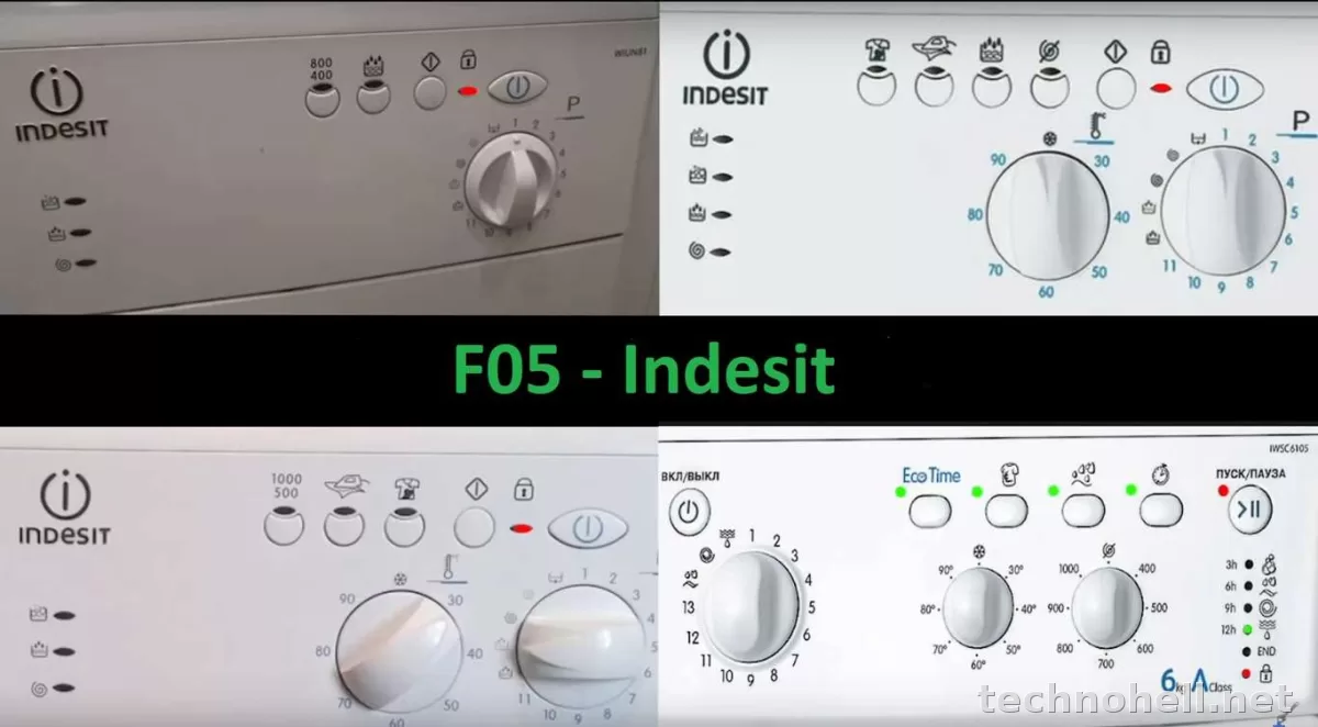 Коды ошибок стиральных машин Indesit и Hotpoint-Ariston F01–F18: что означают, причины, симптомы и что делать