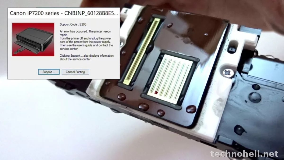 Ошибка B200 на принтере Canon: что означает и что реально можно сделать