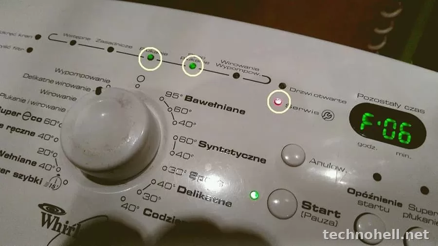 Коды ошибок стиральных машин Whirlpool: расшифровка, причины и что делать