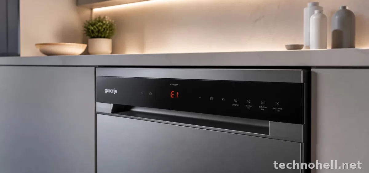 Коды ошибок посудомоечных машин Gorenje: расшифровка F-кодов и что делать