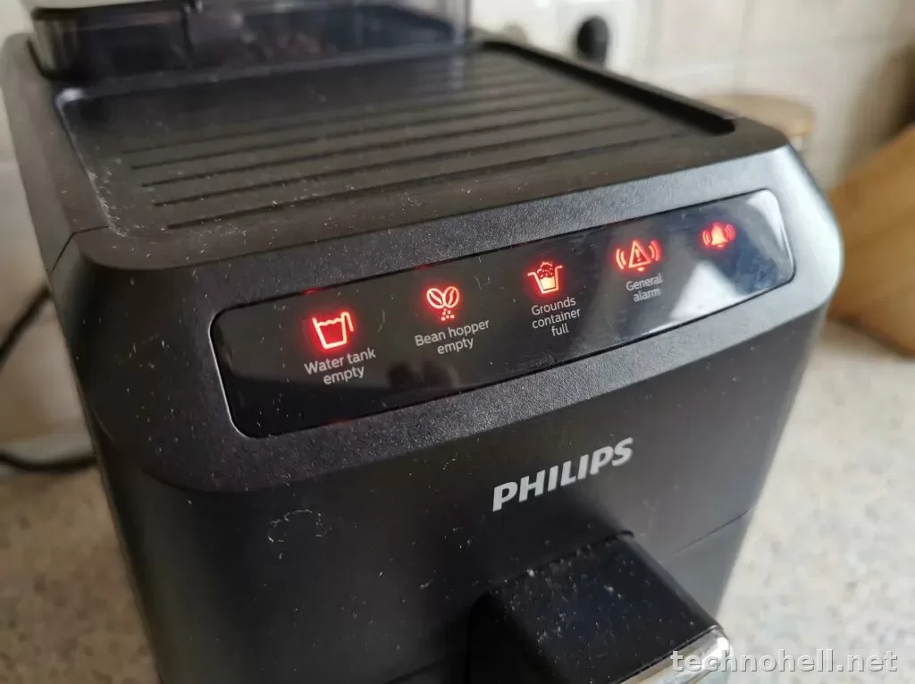 Кофемашина Philips и Saeco: коды ошибок и что проверить