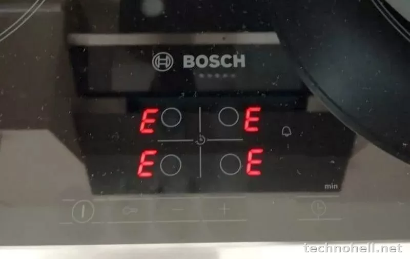 Варочная панель Bosch: ошибка E и другие коды — что значит и что делать